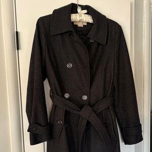 Women's Charcoal Pea Coat - sz. 10